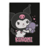 HELLO KITTY - Couverture Flanelle 110x150cm - Kuromi