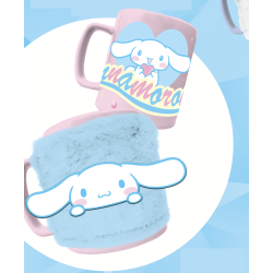 MUG FUZZY CINNAMOROLL HELLO KITTY