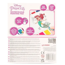 Bloc de peinture aquarelle Princesses Disney