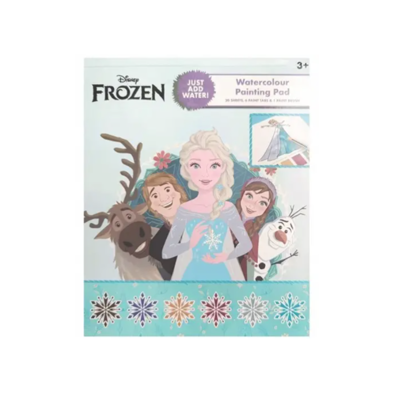 Bloc de peinture aquarelle Disney La Reine des Neiges