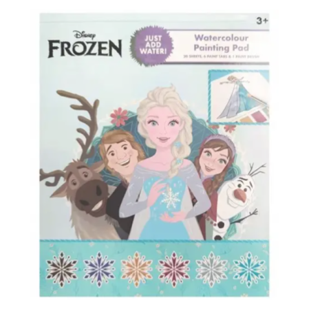 Bloc de peinture aquarelle Disney La Reine des Neiges