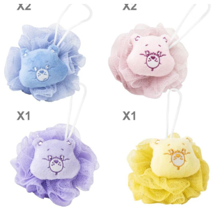 Bling bag éponge de douche Bisounours