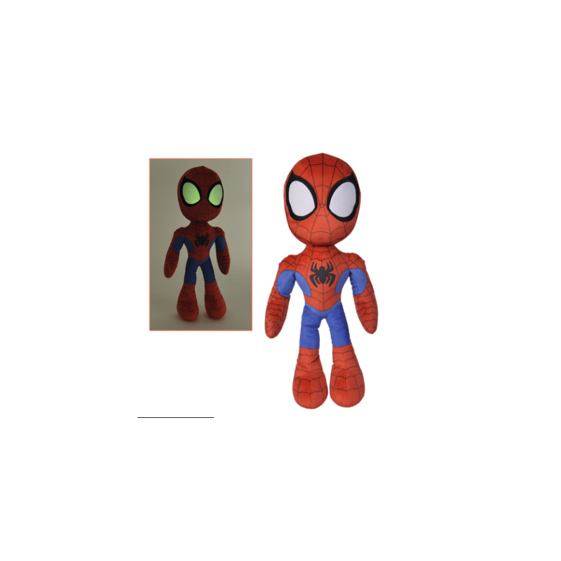 MARVEL - Peluche Spider-Man - Phosphorescent - 50 cm