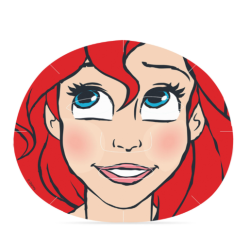 Masque en tissu pour le visage Ariel - Disney