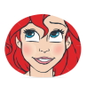 Masque en tissu pour le visage Ariel - Disney