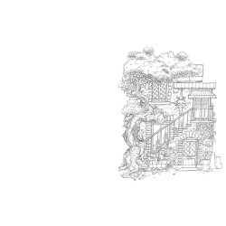 Coloriage Boutiques du monde