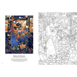 Les mondes oniriques de Narano - Livre de coloriage