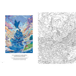 Les mondes oniriques de Narano - Livre de coloriage