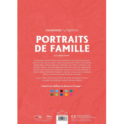 Coloriages mystères Disney - Portraits de famille