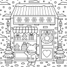 Coloriage Cozy Colo Hiver douillet