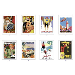 Coloriages mystères - Affiches de pub