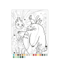 Coloriages par numéro - Ghibli