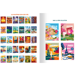 Mon grand carnet de coloriages au numéro - New York