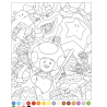 Coloriages par numéro - Jeux vidéo