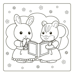 Cozy Colo Sylvanian Families - Mes coloriages - Amis cosy