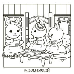 Cozy Colo Sylvanian Families - Mes coloriages - Amis cosy