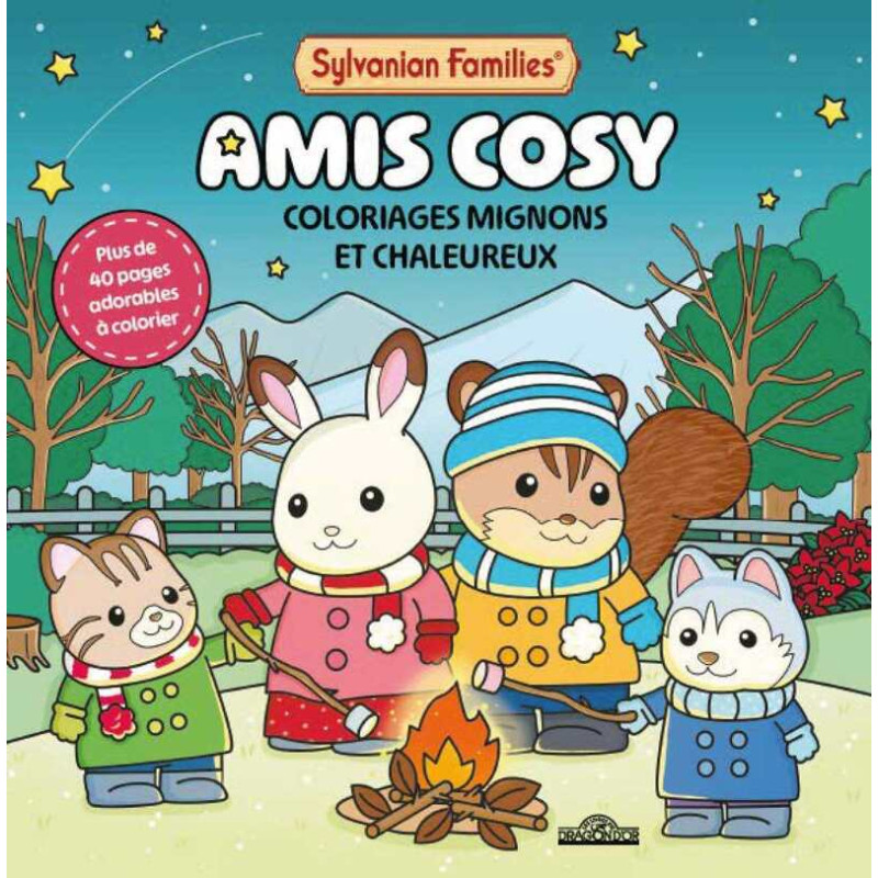 Cozy Colo Sylvanian Families - Mes coloriages - Amis cosy