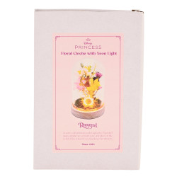 DISNEY PRINCESSES - Raiponce - Cloche Florale avec Lumière Néon