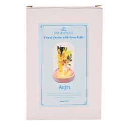 DISNEY PRINCESSES - Ariel - Cloche Florale avec Lumière Néon