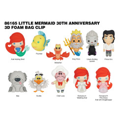 BLIND BAG LA PETITE SIRENE - Series 1 - 3D Foam Bag Clip DISNEY