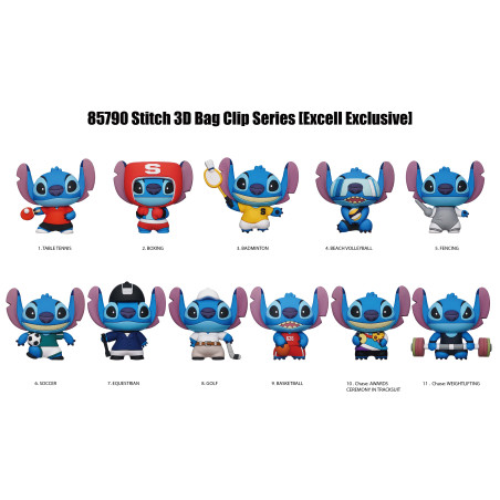 Blind Bag 3D Foam Bag Clip Stitch Sport - Series 1 - Disney