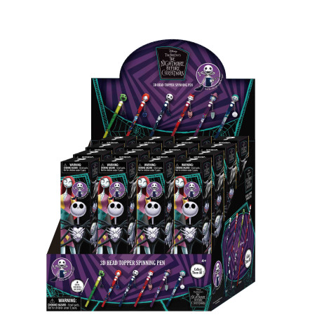 Blind box ETRANGE NOEL DE MONSIEUR JACK 3D Head Topper Spinning Stylo - Disney