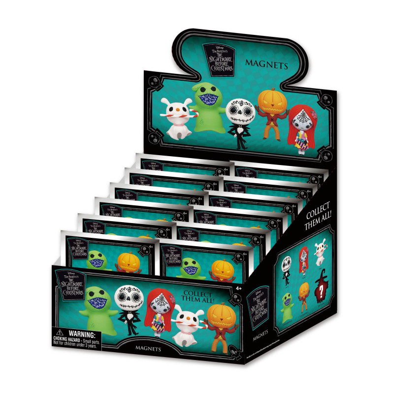 BLIND BAG ETRANGE NOEL DE MONSIEUR JACK Serie 2 - 3D Foam Magnets DISNEY