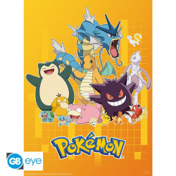 POKEMON - Personnages en couleurs - Set de 2 posters '52x38'