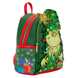 Sac à dos Loungefly Dr. Seuss Holiday Le Grinch 26 cm
