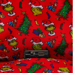 Sac à dos Loungefly Dr. Seuss Holiday Le Grinch 26 cm