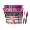 ROSE TOOLI Marqueur Acrylique Set Rose 22 couleurs EF 07mm