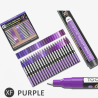 VIOLET TOOLI Marqueur Acrylique Set Violet 22 couleurs EF 07mm