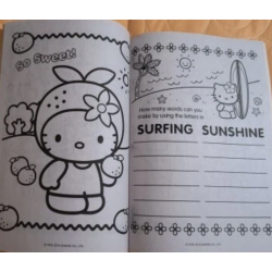 Livre de coloriage et d'activités Hello Kitty