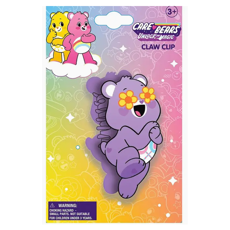 Pince à cheveux Bisounours violet