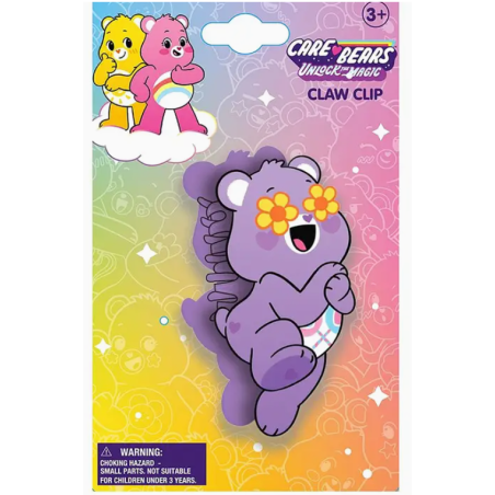 Pince à cheveux Bisounours violet