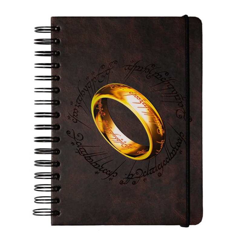 CARNET COUVERTURE RIGIDE A5 LE SEIGNEUR DES ANNEAUX