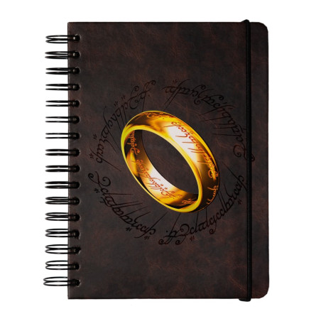 CARNET COUVERTURE RIGIDE A5 LE SEIGNEUR DES ANNEAUX