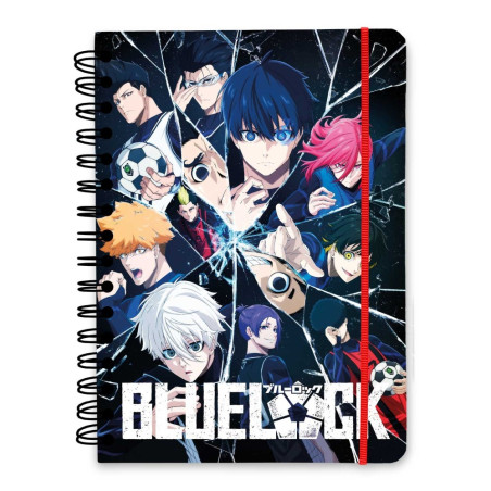 CARNET COUVERTURE RIGIDE A5 BLUE LOCK