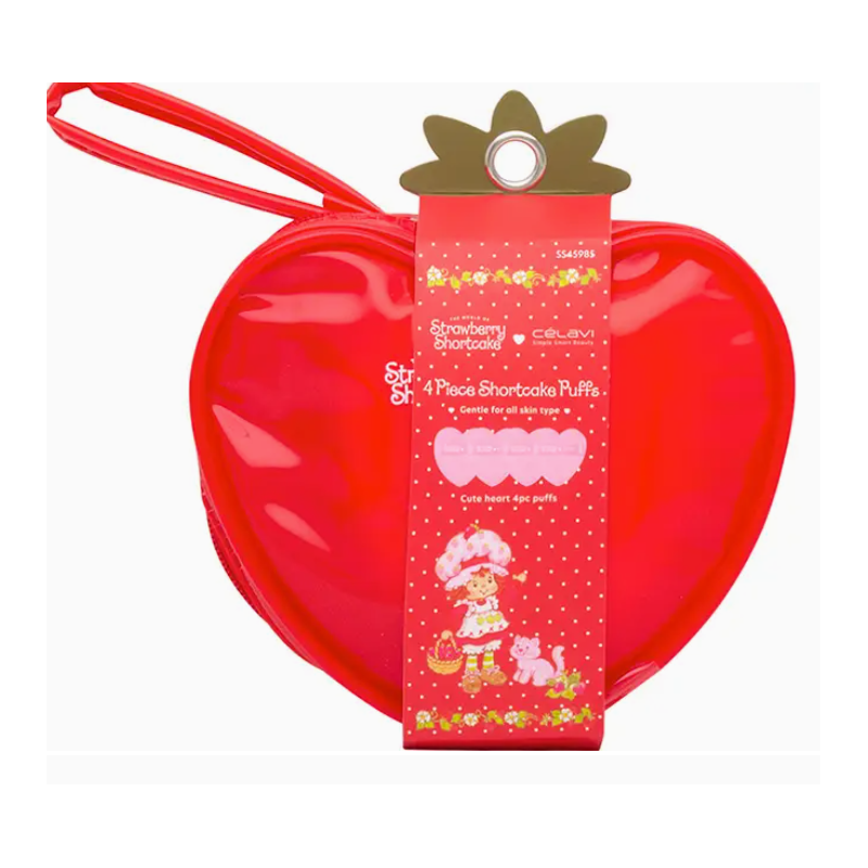 Pack de 4 houppettes Charlotte aux fraises