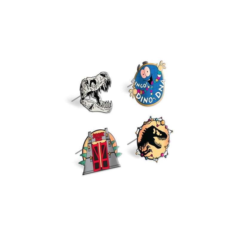 JURASSIC PARK - Set de 4 Pin's