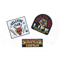 SET DE 3 PATCHES STRANGER THINGS - ICÔNES