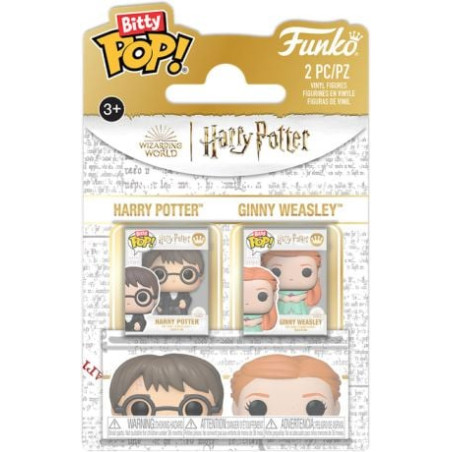 HARRY POTTER 4 - Bitty Pop 2 Pack 2.5cm - Harry & Ginny