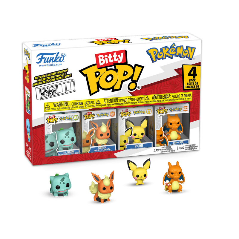 Bitty Pop Pack de 4 - Bulbizarre POKEMON