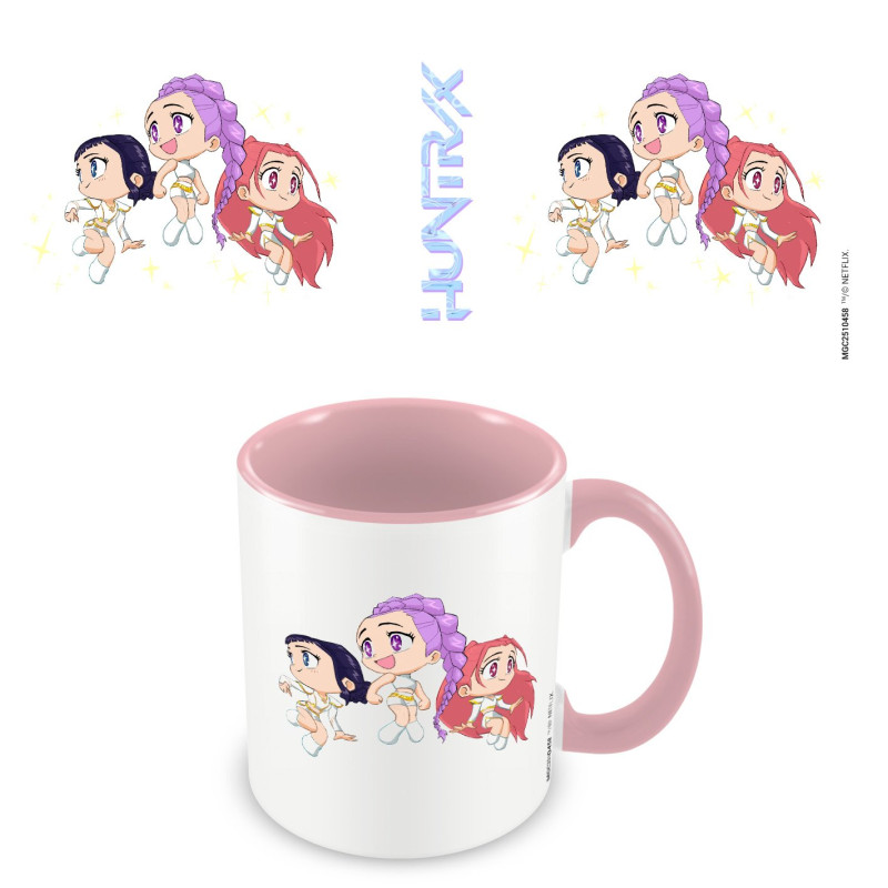 K-POP DEMON HUNTERS - Huntrix Chibi - Mug interieur Coloré