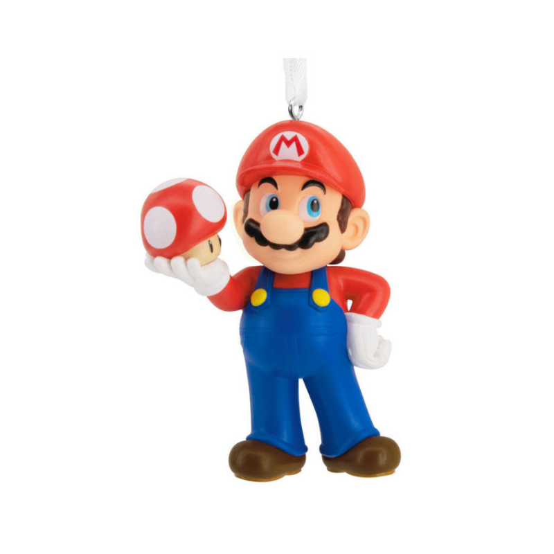 Figurine décorative Super Mario avec champignon