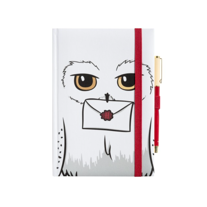 CARNET PREMIUM A5 AVEC STYLO HARRY POTTER HEDWIGE