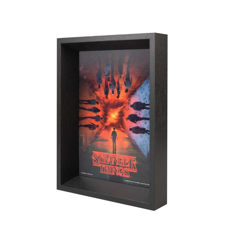 PRINT LENTICULAIRE ENCADRÉ STRANGER THINGS