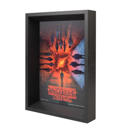 PRINT LENTICULAIRE ENCADRÉ STRANGER THINGS