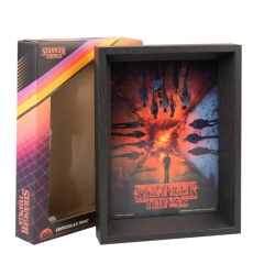 PRINT LENTICULAIRE ENCADRÉ STRANGER THINGS