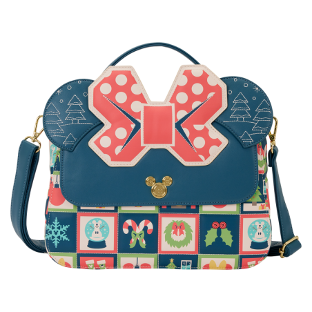 DISNEY - Mickey & Minnie "Holiday" - Sac bandoulière Loungefly